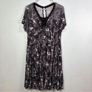 Torrid The Nightmare Before Christmas Black and White Dress